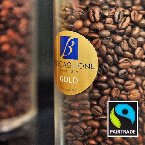 Onze buscaglione koffiebonen zijn fairtrade gecertificeerd!